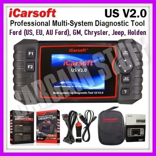 iCarsoft US V2.0 Diagnostic Tool For (US Ford, EU Ford And AU Ford) GM / Chrysler / Jeep / Holden