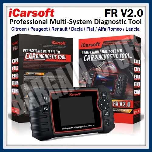 iCarsoft FR V2.0 Multi-System Diagnostic Tool for Citroen/Peugeot/Renault/Dacia/Fiat/Alfa Romeo