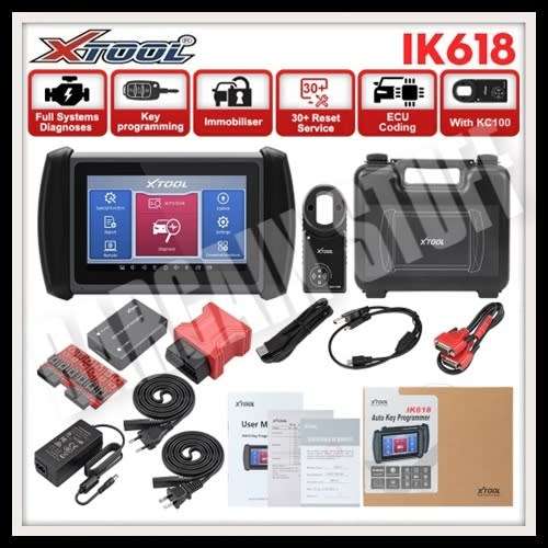XTool IK618 Key Programmer and Diagnostics tool with Special Functions & KC100
