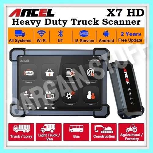 Ancel X7 HD Full System Heavy Duty Truck Diagnostic Tool