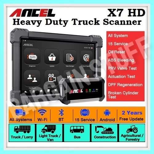 Ancel X7 HD Full System Heavy Duty Truck Diagnostic Tool