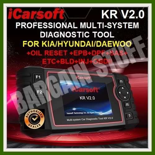 iCarsoft KR V2.0 Professional Multi-System Diagnostic Tool For Kia / Hyundai / Daewoo