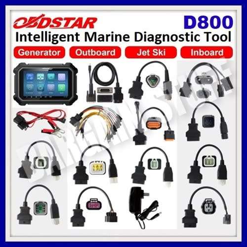 OBDStar D800 Marine (jet ski/ outboard/ inboard/ generator) Diagnostic Tool
