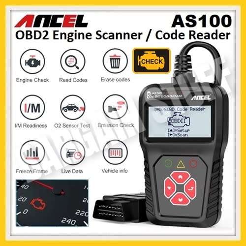 Ancel AS100 OBD2 Engine Code Reader Scanner