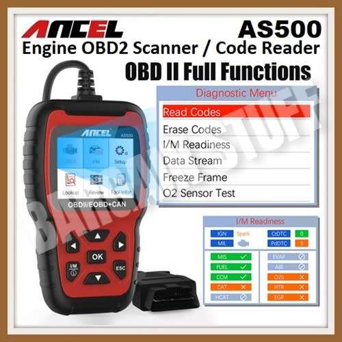 Ancel AS500 Car OBD2 Engine Scanner Code Reader