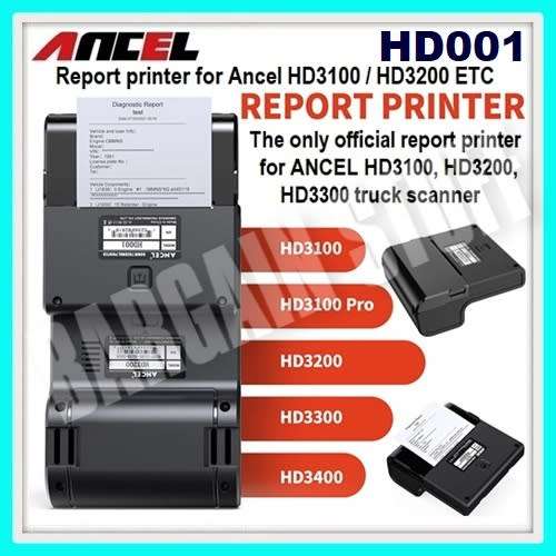 Ancel HD001 Thermal Printer For Ancel HD3100, HD3200, HD3400, HD3500, HD3600