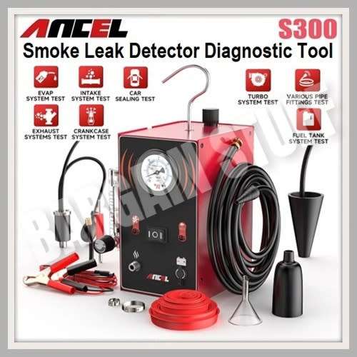 Ancel S300 Smoke Leak Detector for Car/Motorcycle/Boat/Truck EVAP Vacuum Leakage Diagnostic Tool