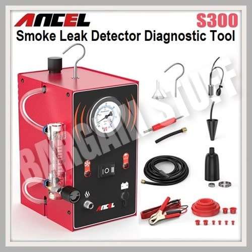 Ancel S300 Smoke Leak Detector for Car/Motorcycle/Boat/Truck EVAP Vacuum Leakage Diagnostic Tool