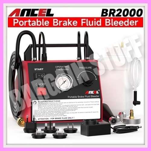 Ancel BR2000 Car Brake Fluid Bleeder Vacuum Pump Pressure Oil Exchange Machine