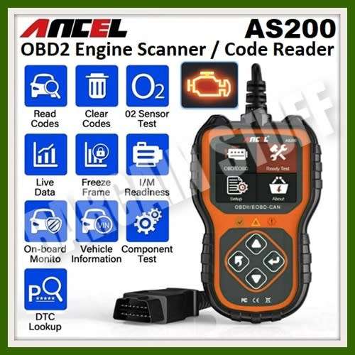 Ancel AS200 OBD2 Engine Scanner / Code Reader