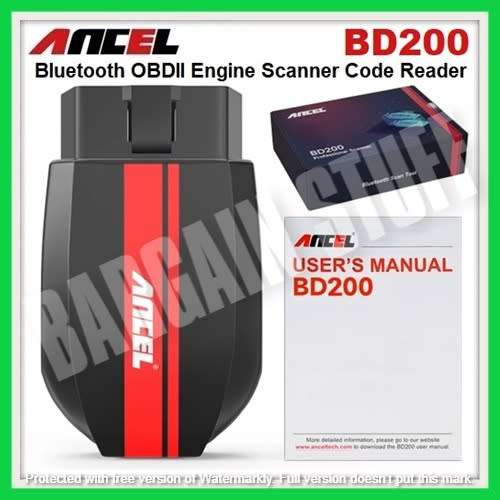 Ancel BD200 OBD2 Engine Scanner Code Reader Bluetooth Dongle