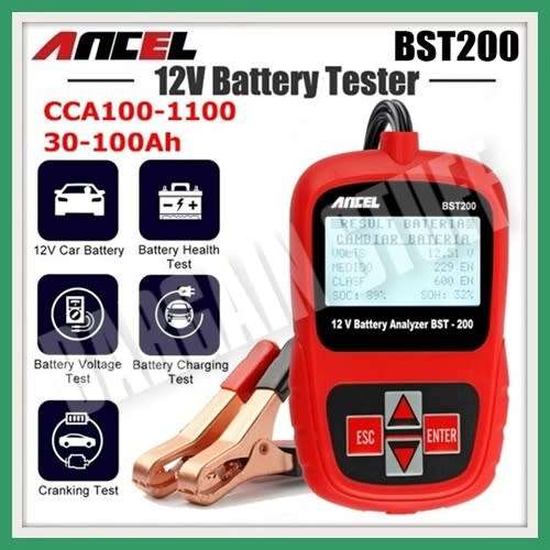 Ancel BST200 Car 12V Battery Analizer / Tester CCA Range: 100 - 1100 CCA