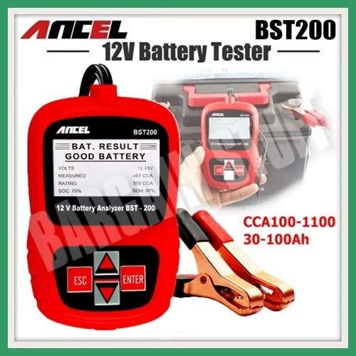 Ancel BST200 Car 12V Battery Analizer / Tester CCA Range: 100 - 1100 CCA