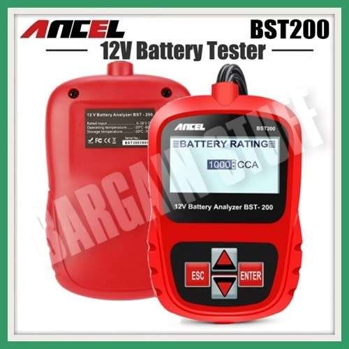 Ancel BST200 Car 12V Battery Analizer / Tester CCA Range: 100 - 1100 CCA