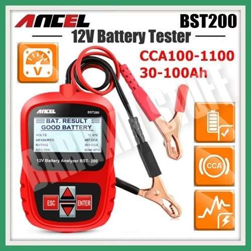 Ancel BST200 Car 12V Battery Analizer / Tester CCA Range: 100 - 1100 CCA
