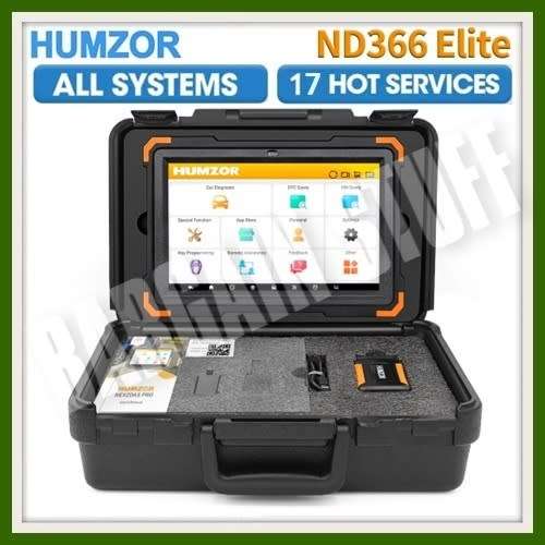 Humzor NexzDAS ND366 Elite All System Car Diagnostic Tool with Special Functions