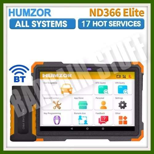 Humzor NexzDAS ND366 Elite All System Car Diagnostic Tool with Special Functions