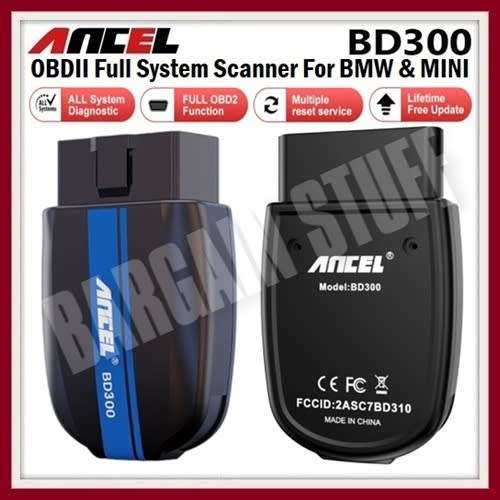 Ancel BD300 Full System OBDII Diagnostic Scanner For BMW & Mini Dongle