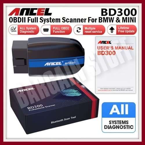 Ancel BD300 Full System OBDII Diagnostic Scanner For BMW & Mini Dongle