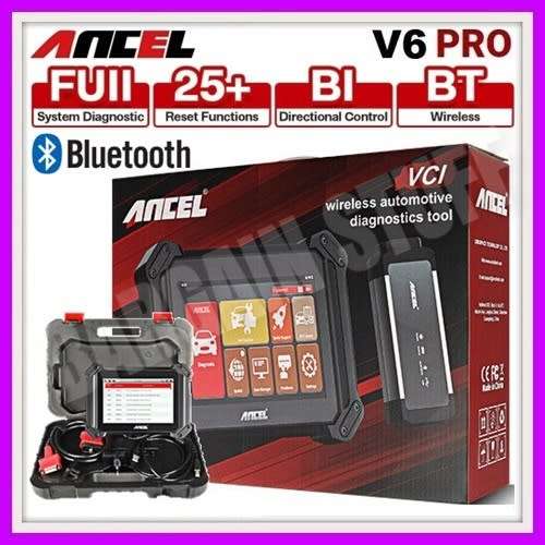 Ancel V6 Pro OBD2 Professional Full System Car Diagnostic Tool With 25+ Reset Functions