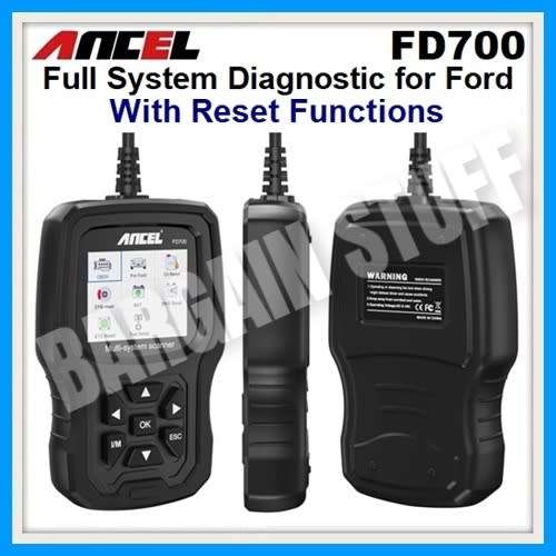 Ancel FD700 Full System OBD2 Scanner with Special Functions for Ford, Lincoln and Mercury Vehicles