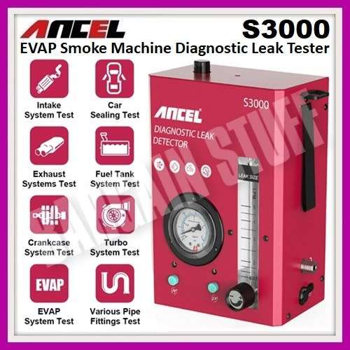 Ancel S3000 Smoke Machine Automotive EVAP Smoke Machine Diagnostic Leak Tester