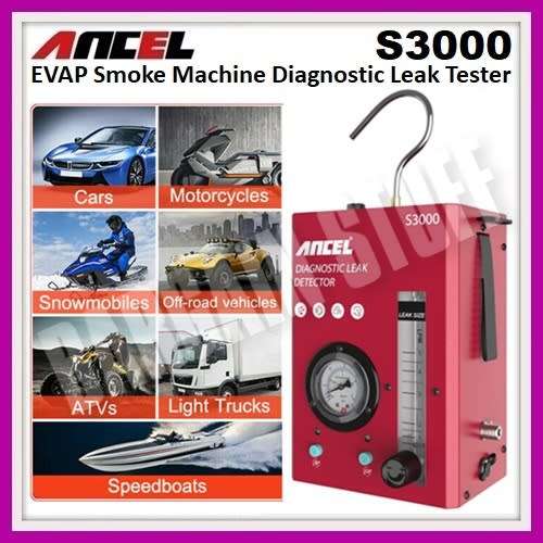 Ancel S3000 Smoke Machine Automotive EVAP Smoke Machine Diagnostic Leak Tester