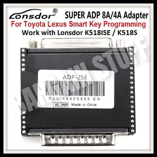 Lonsdor Super ADP 8A/4A Adapter for Toyota Lexus Key Programming for Lonsdor K518S & K518ISE