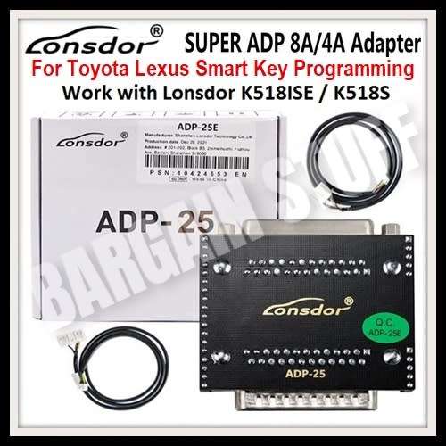 Lonsdor Super ADP 8A/4A Adapter for Toyota Lexus Key Programming for Lonsdor K518S & K518ISE