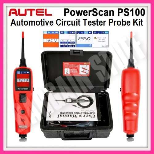 Autel PowerScan PS100 Automotive Circuit Tester Power Circuit Probe Kit
