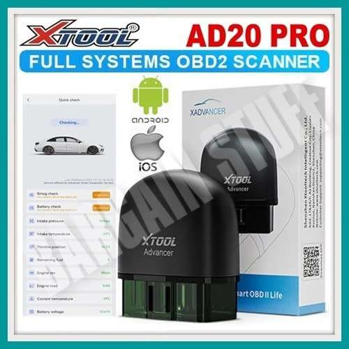 XTool Advancer AD20 Pro All System OBD2 Diagnostic Scanner Work with IOS & Android.