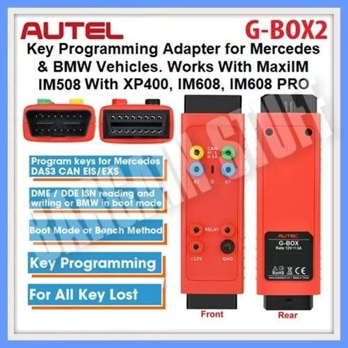 Autel G-BOX2 Key Programming Adapter for Mercedes Benz And BMW Vehicles