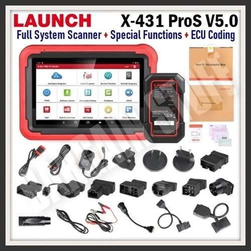 Launch X431 ProS V5.0 OE-Level Full System Diagnostic Tool with Special Functions, ECU Coding