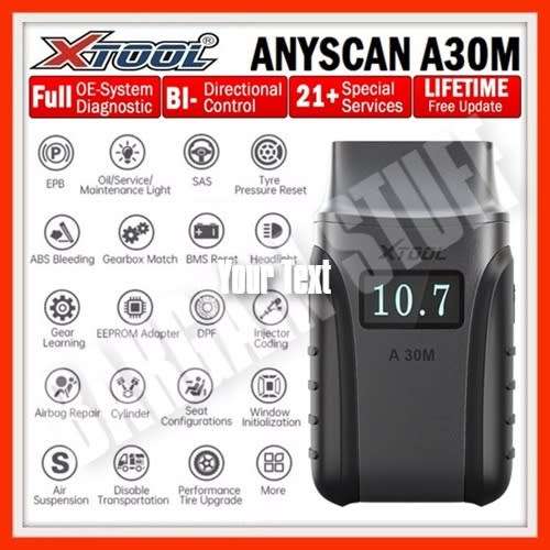 XTool A30M OBD2 Diagnostic Automotive Scanner Tool With 21 Special Functions and Free Updates