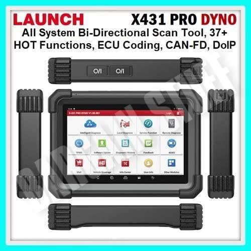 Launch X431 Pro Dyno 8` Bi-Directional Diagnostic Scanner with 37+ Special Functions & ECU Coding