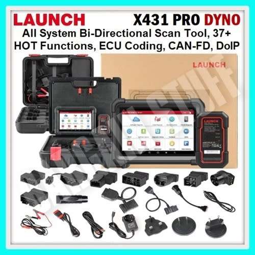 Launch X431 Pro Dyno 8` Bi-Directional Diagnostic Scanner with 37+ Special Functions & ECU Coding