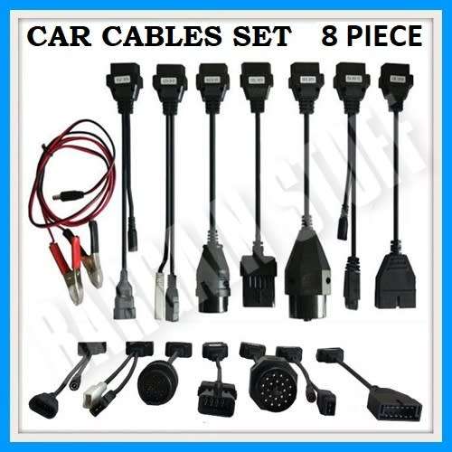 Adapter Cables For delphi DS150E cdp OBD2 OBDII Cars Diagnostic Interface Tool Full Set 8 Piece