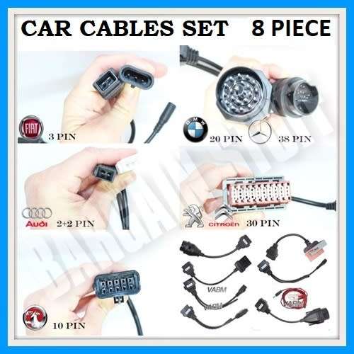 Adapter Cables For delphi DS150E cdp OBD2 OBDII Cars Diagnostic Interface Tool Full Set 8 Piece