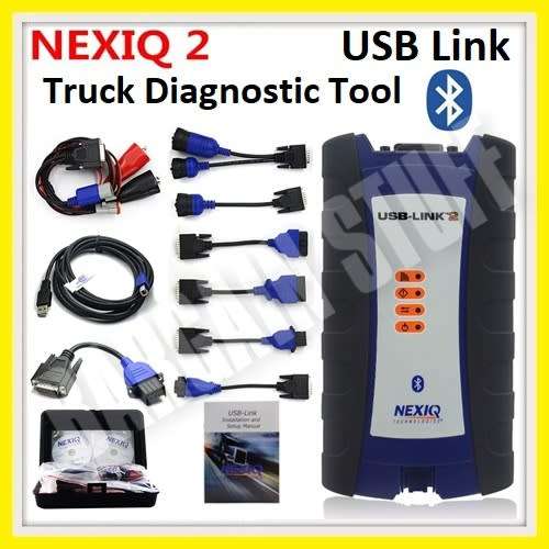 NEXIQ 2 USB Link Diesel Truck Interface and Software with All Installers with Bluetooth