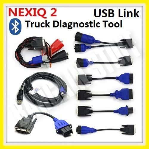 NEXIQ 2 USB Link Diesel Truck Interface and Software with All Installers with Bluetooth