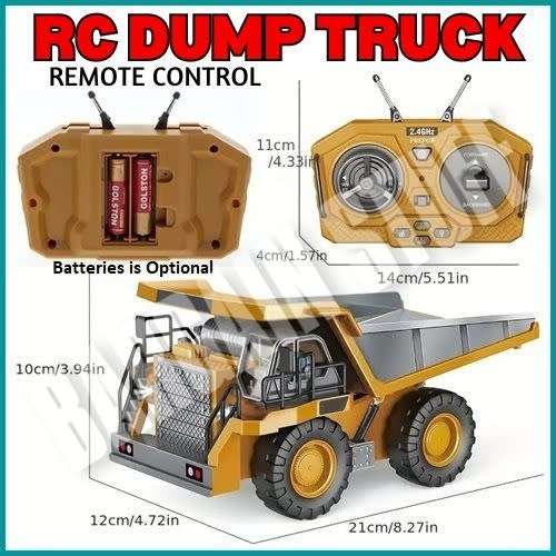 Remote Control Alloy Dump Truck 9 Channel 2.4GHz
