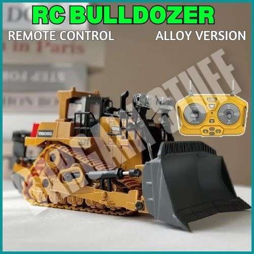 Remote Control Alloy Bulldozer 9 Channel 2.4GHz with Real Functions