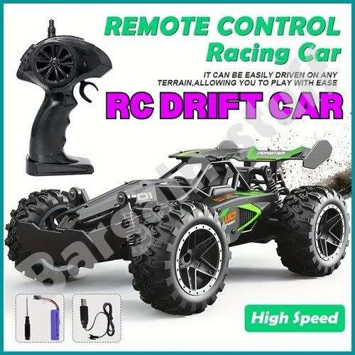 Remote Control Off Road Car 2.4G 15km/h High Speed Black and Green