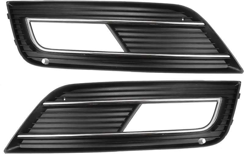Fog Light Grille Bumper Grill Cover for Audi A4 S4 B8.5 B9 2013-2015 Left and Right