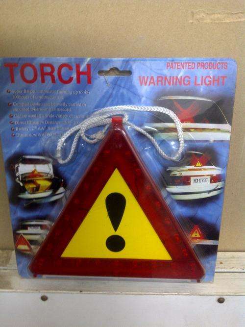 WARNING TRIANGLE WITH LIGHT