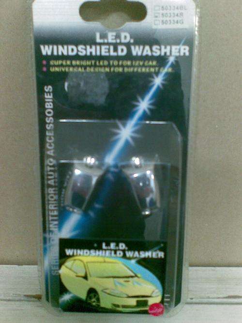 L.E.D LIGHTS WINDSCREEN WASHER SET (WATER SPRAY NOZZLES WITH LIGHTS)