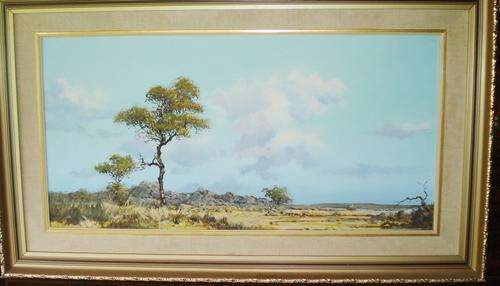 Landscape in oil by Francois Badenhorst