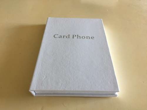 Ultra small credit card size cellphone
