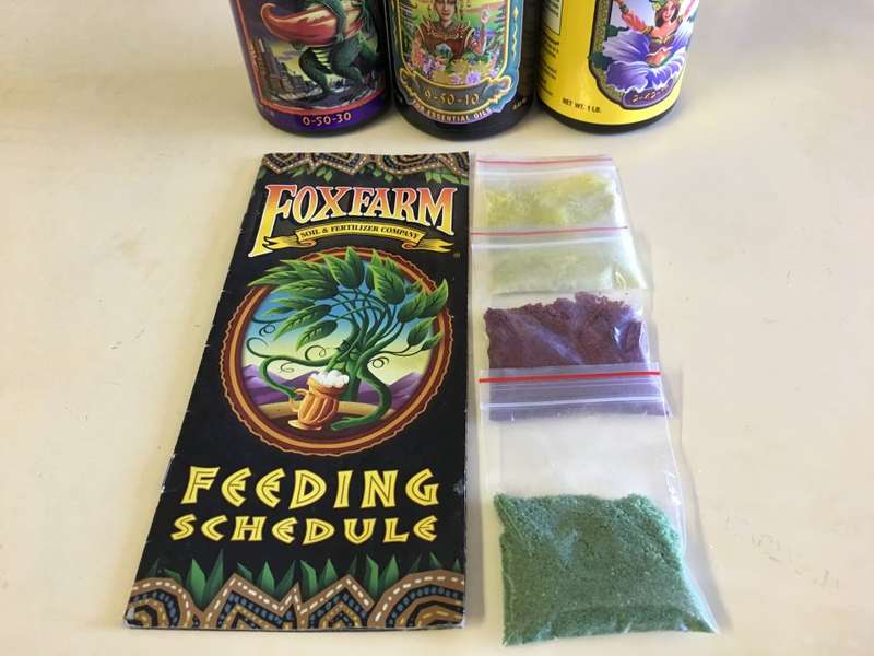 Foxfarm hydroponic/soil nutrients