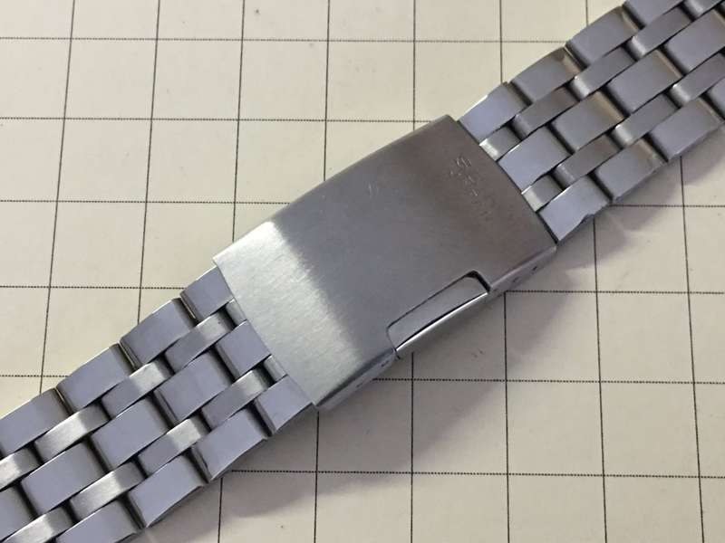 SEIKO 20MM POLISHED STAINLESS STEEL GENTS WATCH STRAP STRAIGHT END (SE-3)